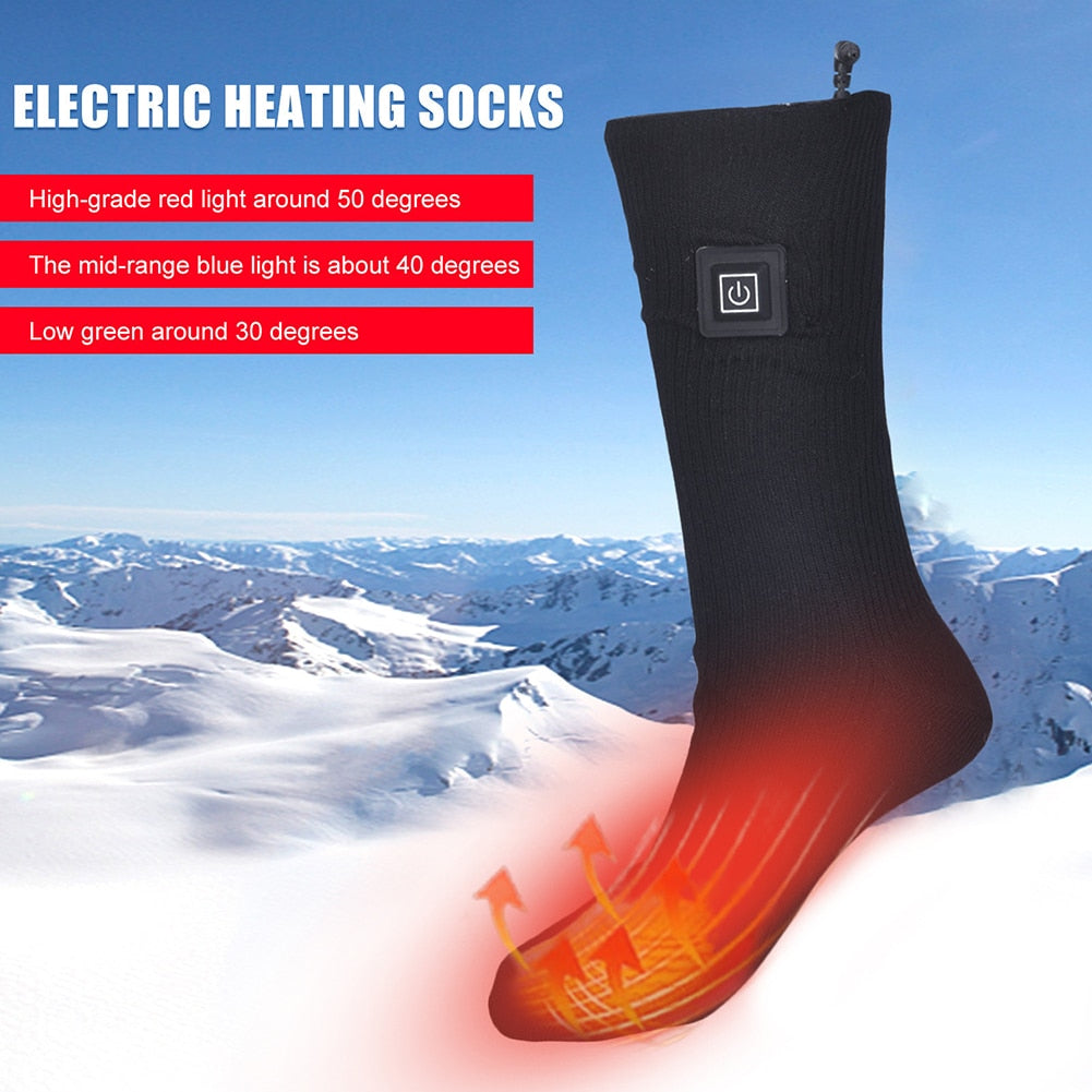 Frendorf | #1 Beheizte Socken Baumwolle Elektrisch Thermisch Warmhalter Winter Batteriewärmende Socken