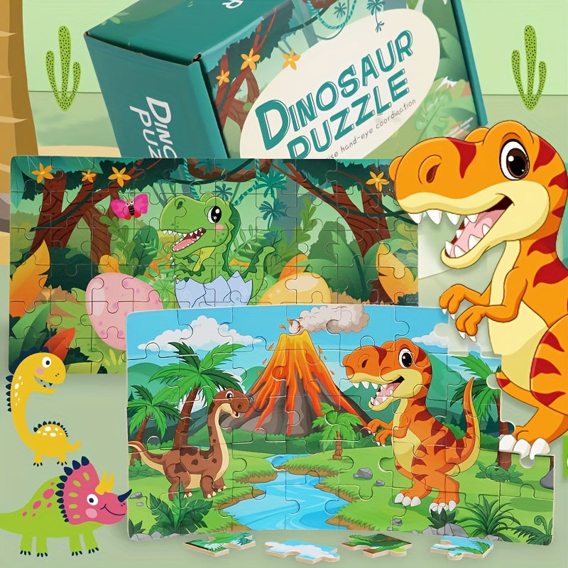 Frendorf | Bildungs-Dinosaurier-Puzzle - Für kreatives Lernen und spielerischen Spaß