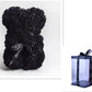 Frendorf | Valentinstag Geschenk Rose Bär Ewige Blume Rose Teddybär PE Schaum Bär 25cm Valentinstag