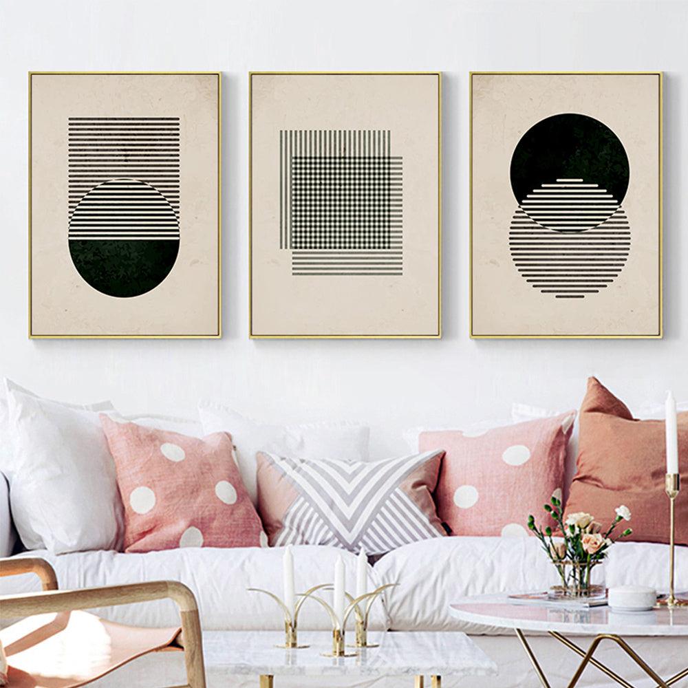 Sophisticated Abstract Canvas Wall Art Collection for Elegant Living Spaces
