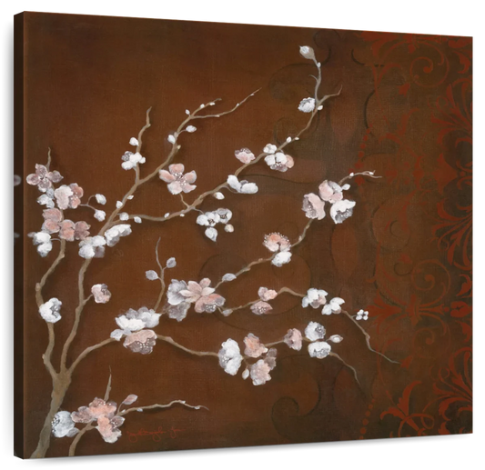 Frendorf | Kirschblüten auf Zinnober II Wandkunst
