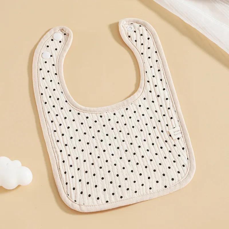 Frendorf | Baby Lätzchen aus Musselin – Weiche Spucktücher mit Druckknopf