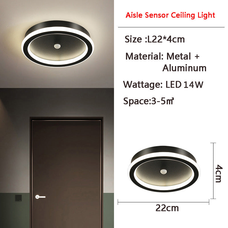 Frendorf | MotionGlide PIR-Bewegungssensor LED Deckenleuchte | Intelligente Beleuchtung | Energieeffizient | Perfekt für Flur & Badezimmer