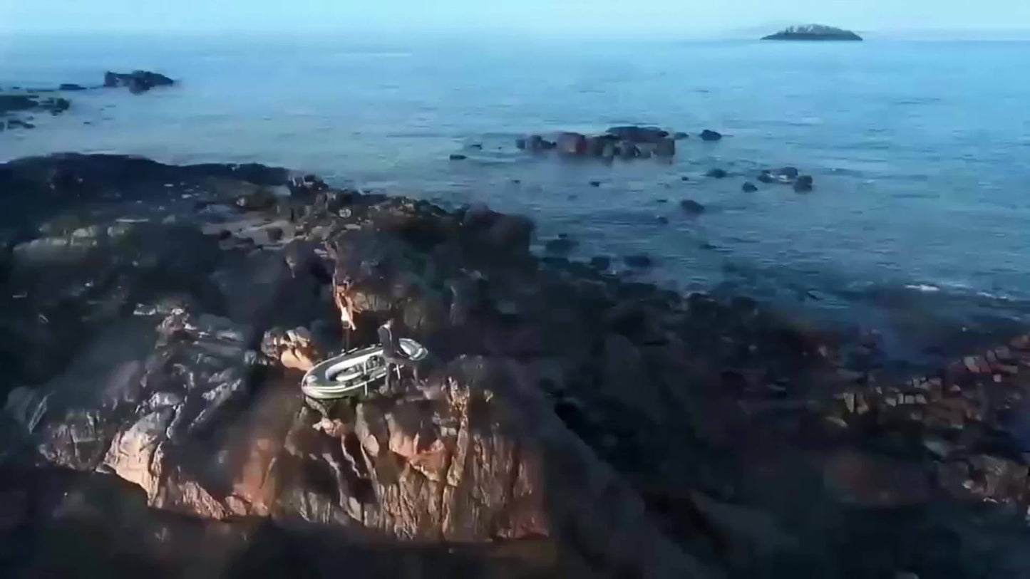 Frendorf | Aufblasbares Angelboot-Set – Leichtes PVC-Boot für 2 Personen mit Paddeln