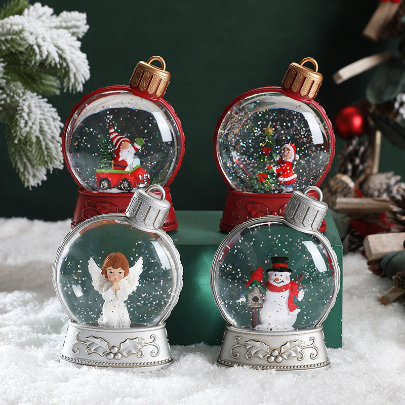 Magische Weihnachts-Schneekugel