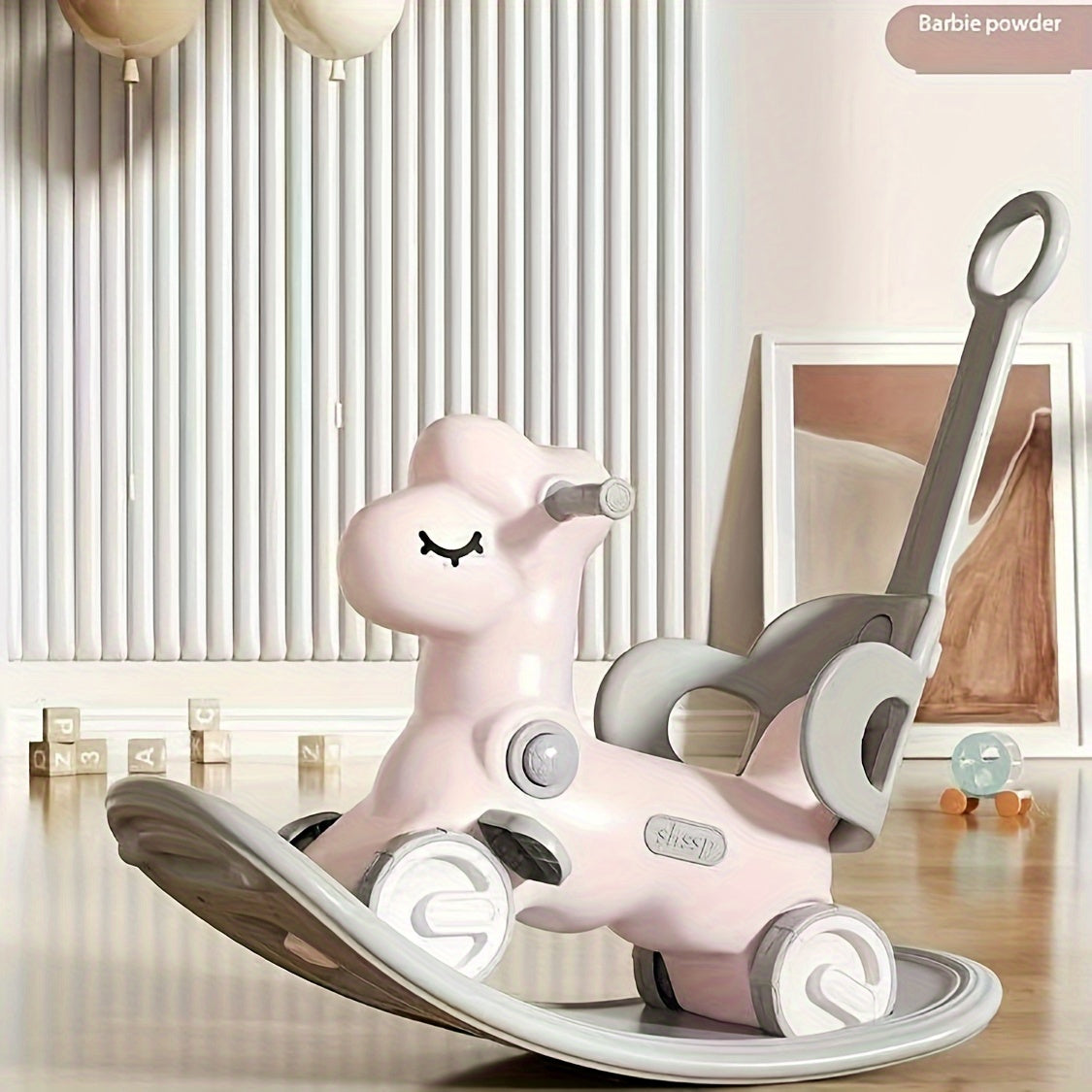 Frendorf | 2-in-1 Baby Schaukelpferd und Balancierbike - Sicheres und Spaßiges Spielzeug