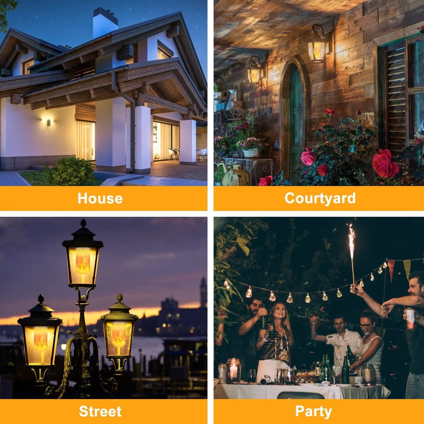 Frendorf | BlazeBulb- LED-Flammenlampe Für Romantische Lichtstimmung