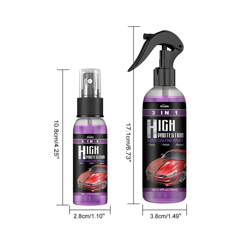 Frendorf | 3-in-1-Auto-Schnellbeschichtungsspray mit hohem Schutz
