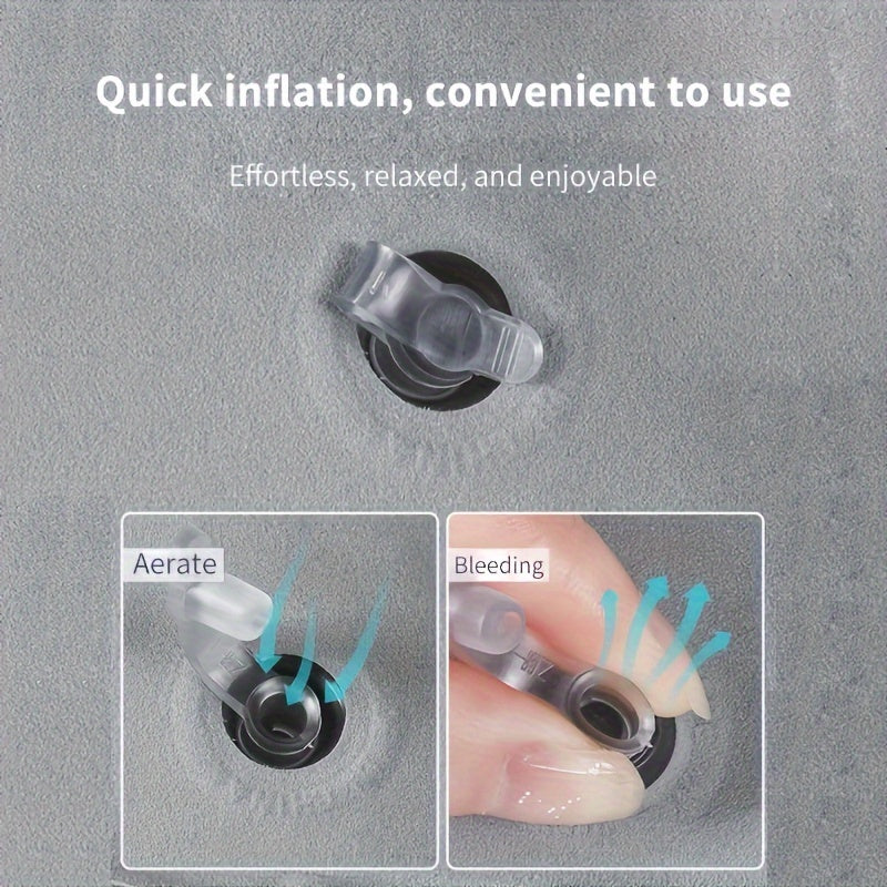 Frendorf | Aufblasbare Kissen fürs Camping und Reisen - Set von 2 weichen, tragbaren Kissen