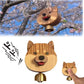 Frendorf | Verspielt Shiba Hund Gesicht Holz Klingel