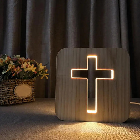 Frendorf | IlluminatedFaith – Minimalistische Kreuz-Nachtlampe
