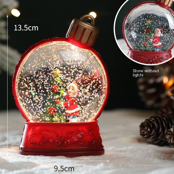 Magische Weihnachts-Schneekugel