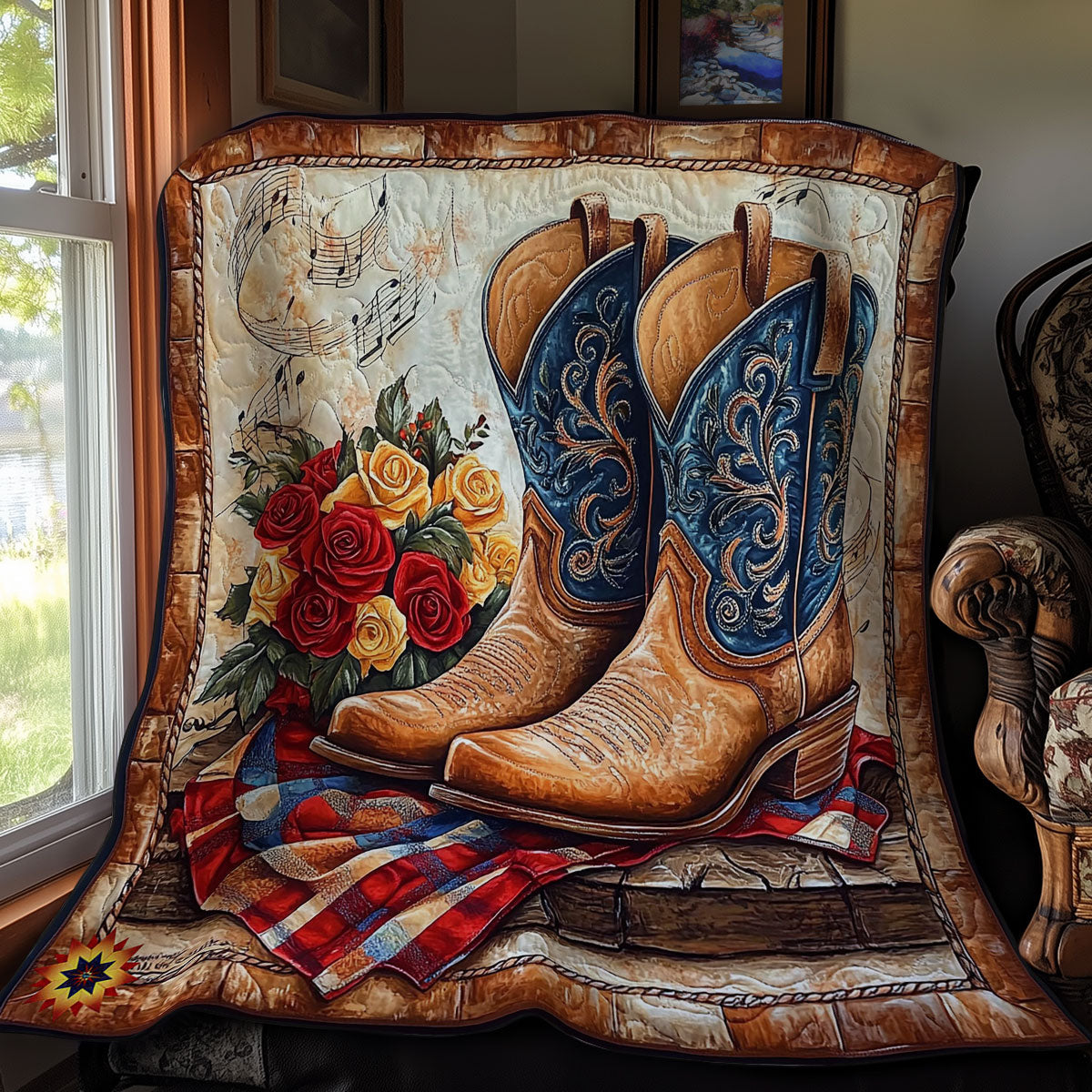 Cowboy Stiefel Quilt