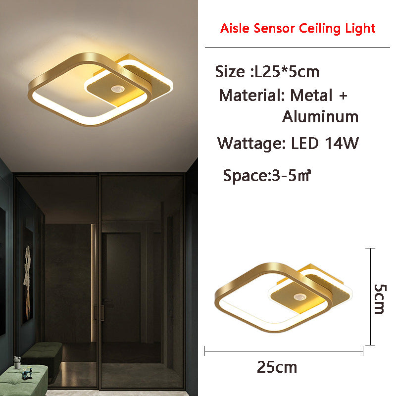 Frendorf | MotionGlide PIR-Bewegungssensor LED Deckenleuchte | Intelligente Beleuchtung | Energieeffizient | Perfekt für Flur & Badezimmer