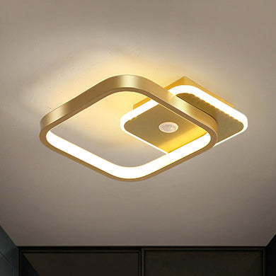 Frendorf | MotionGlide PIR-Bewegungssensor LED Deckenleuchte | Intelligente Beleuchtung | Energieeffizient | Perfekt für Flur & Badezimmer