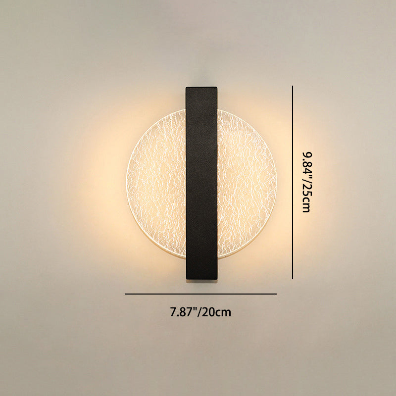 Kreative Acryl Riss Design LED Wandleuchte Lampe