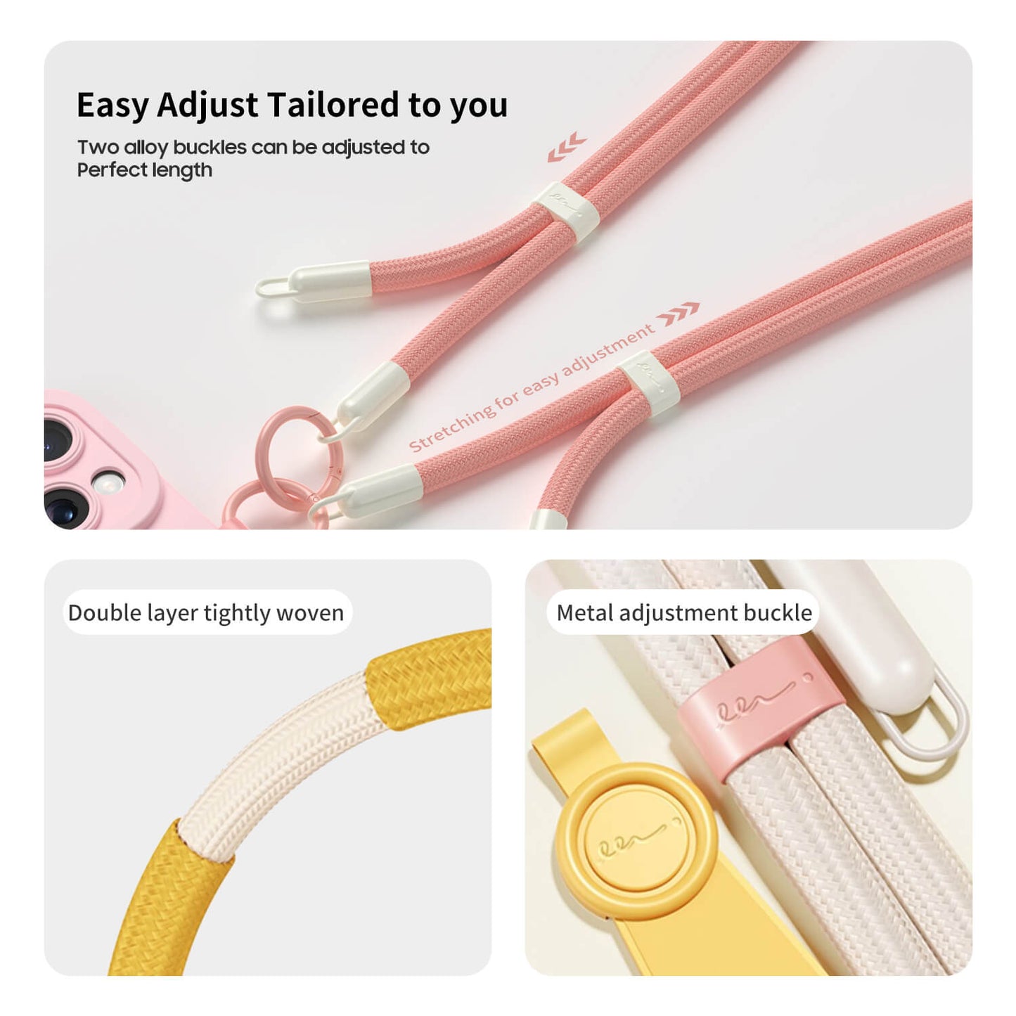 Frendorf | Blau/Orange | Multifunktionale Handgelenk-Hülle für iPhone-Serie