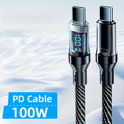 Frendorf | BlitzCharge Pro Turbo 120W 6A USBC Kabel mit Display