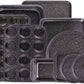Frendorf | 10-Teiliges Antihaft-Backset mit Backform, Keksblech-Set, Kuchen-/Muffinform und Pizzapfanne, 10-teilige Backgeschirr-Sets (keramisch beschichtet Schwarz)
