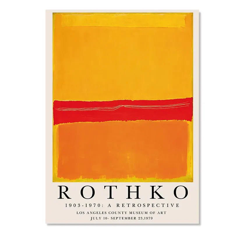 Abstrakte Leinwand Wandkunst Poster