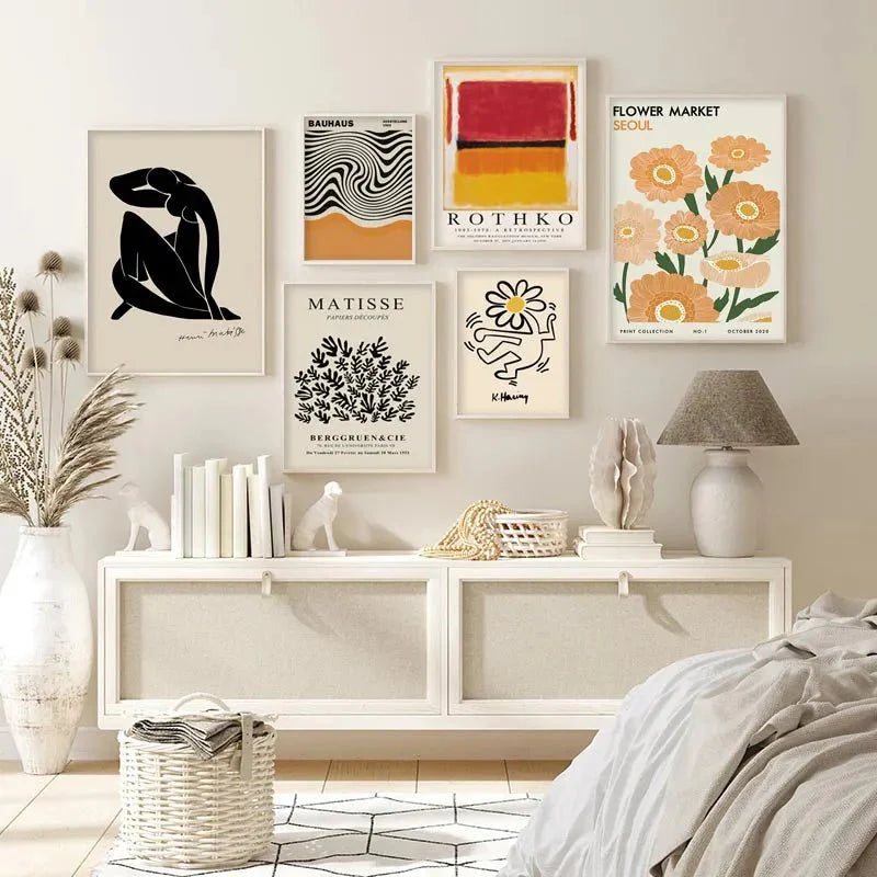 Abstrakte Leinwand Wandkunst Poster