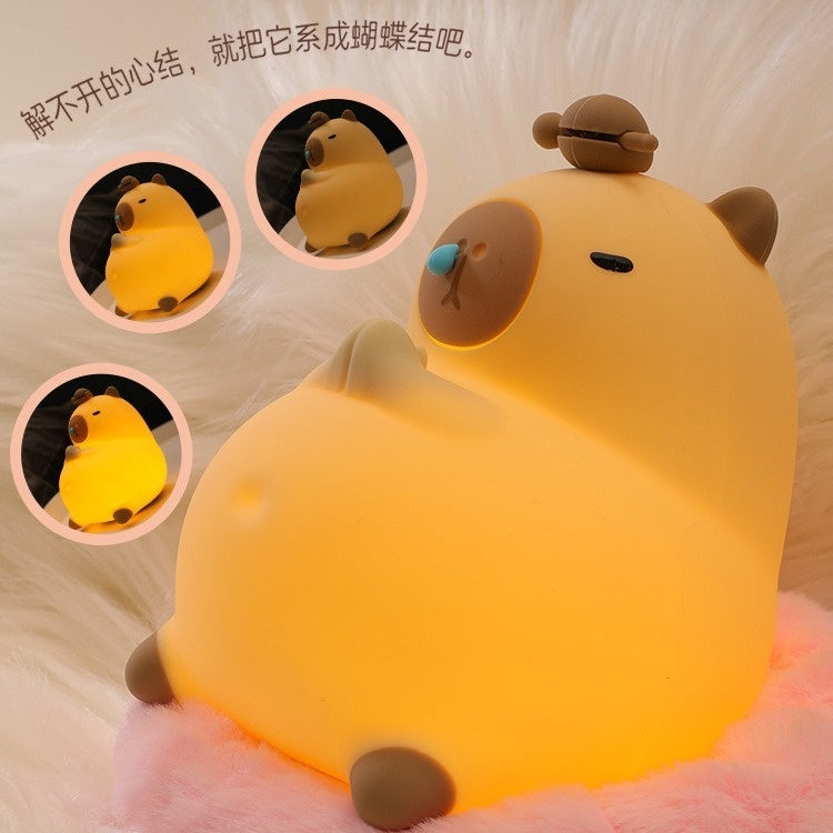 Weihnachts-Capybara-Nachtlicht