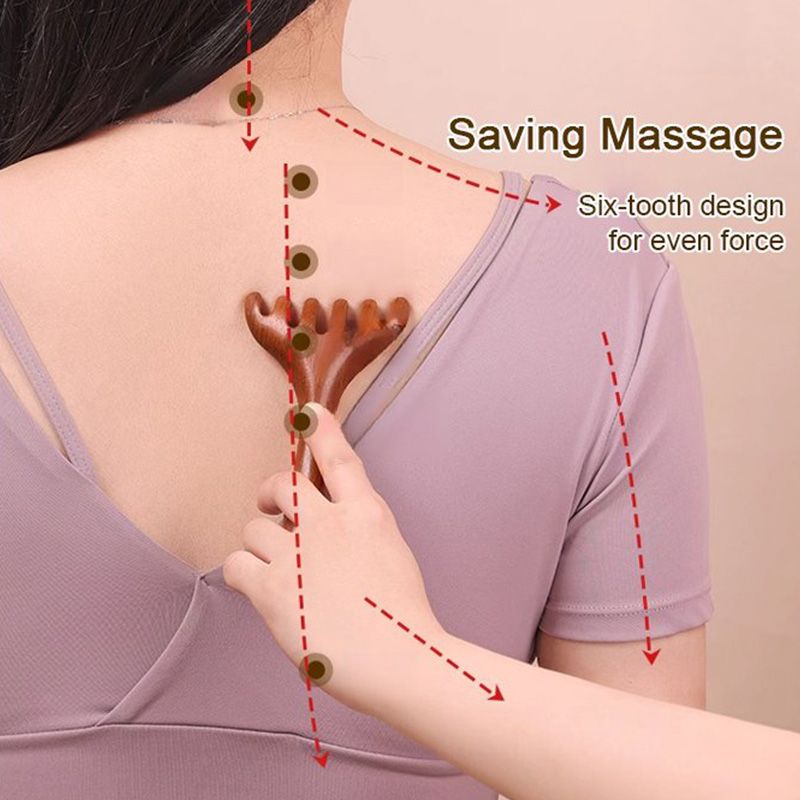 Frendorf | 1+1 GRATIS | Meridian-Massagekamm mit sechs Krallen