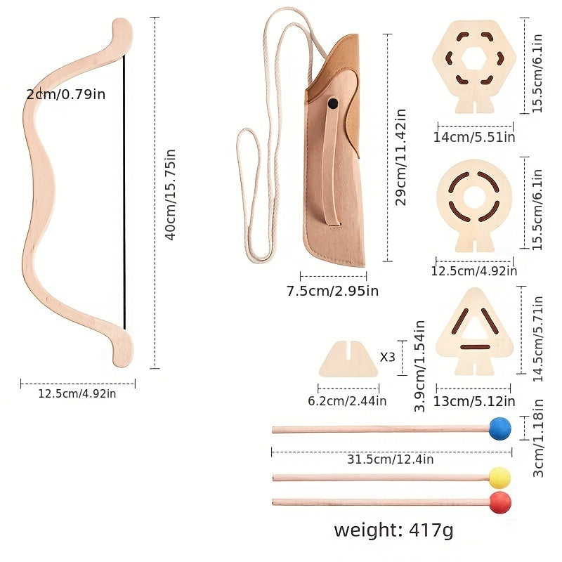 Frendorf | Junior Archer Bogen- und Pfeilset – Lehrreiches und Spaßspielzeug