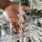 Acryl-Eiszapfen-Hängeornamente; Weihnachtsdekoration