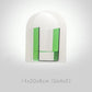 Frendorf | VividVase Bunte Acrylvase mit Geometrischem Design | Stilvolle Blumenvase | Modern & Zeitlos