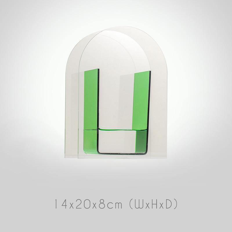 Frendorf | VividVase Bunte Acrylvase mit Geometrischem Design | Stilvolle Blumenvase | Modern & Zeitlos