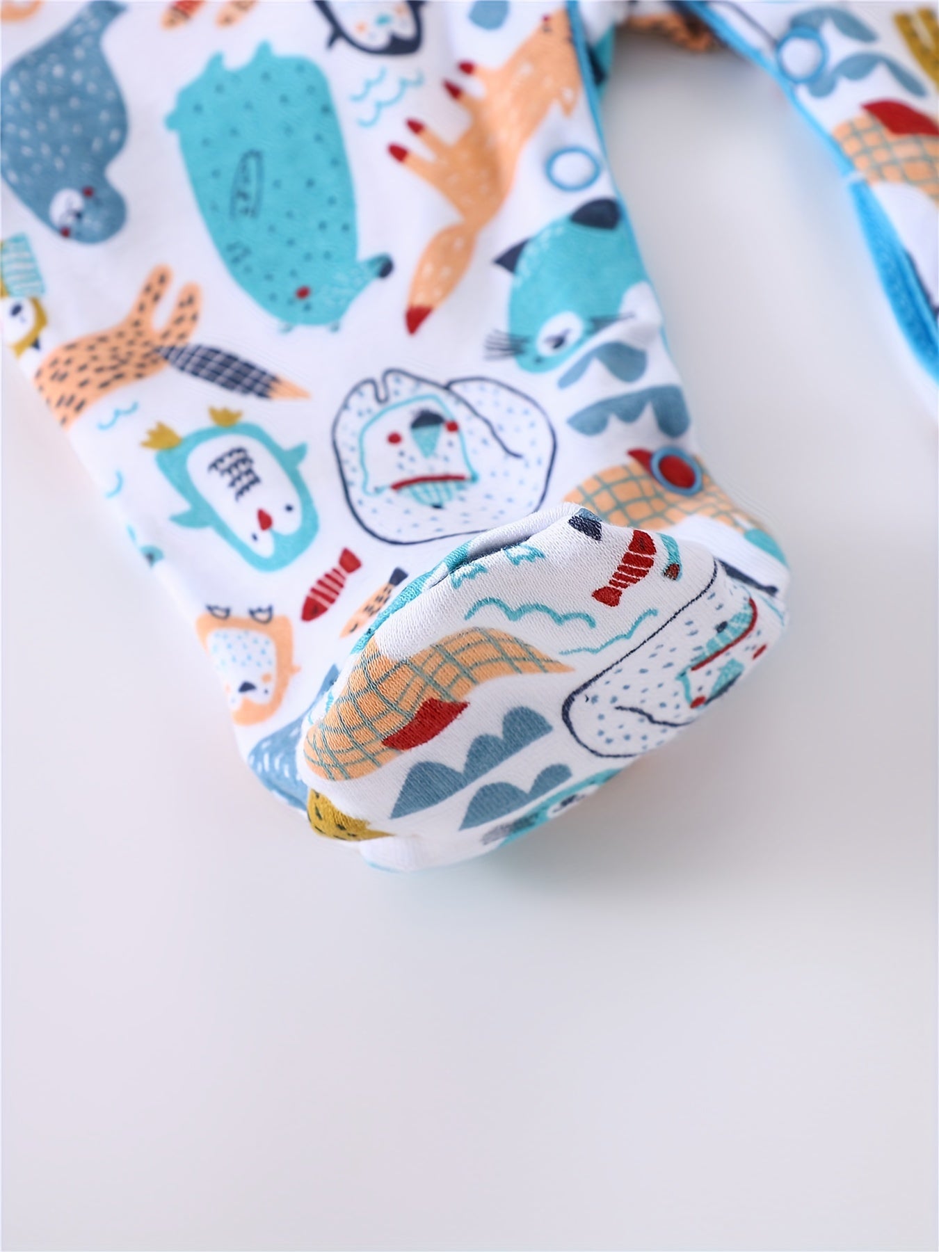 Frendorf | 3-teiliges Baby Playsuit-Set mit Tiermotiven – Lange Ärmel für Outdoor-Aktivitäten