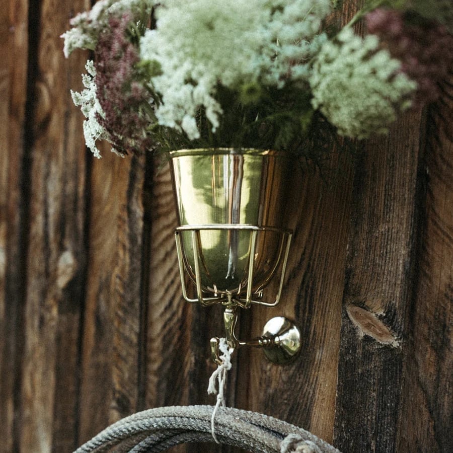 Frendorf | Vessona– Elegante Opal-Wandvase für stilvolle Wohnraumdekoration