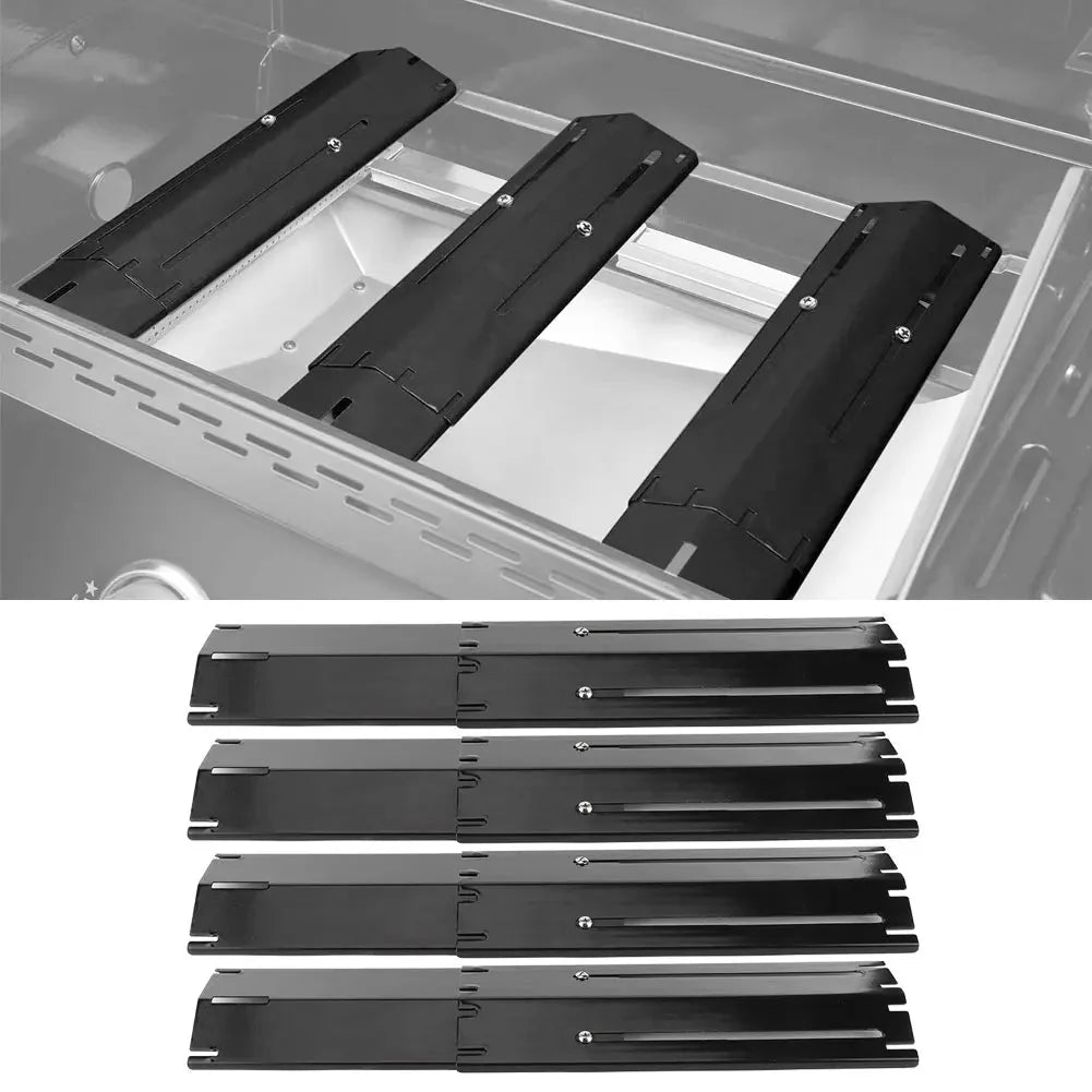 Frendorf | Verstellbare Grill-Hitzeschildplatte BBQ Hitzezelt und Brennerabdeckung
