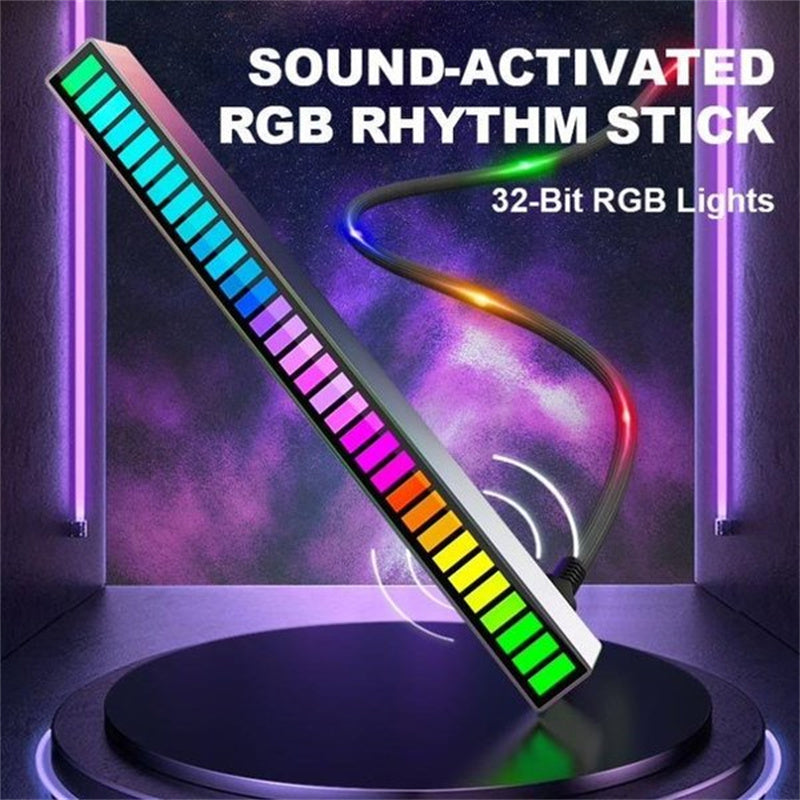 Drahtlose Soundgesteuerte RGB-Lichtleiste