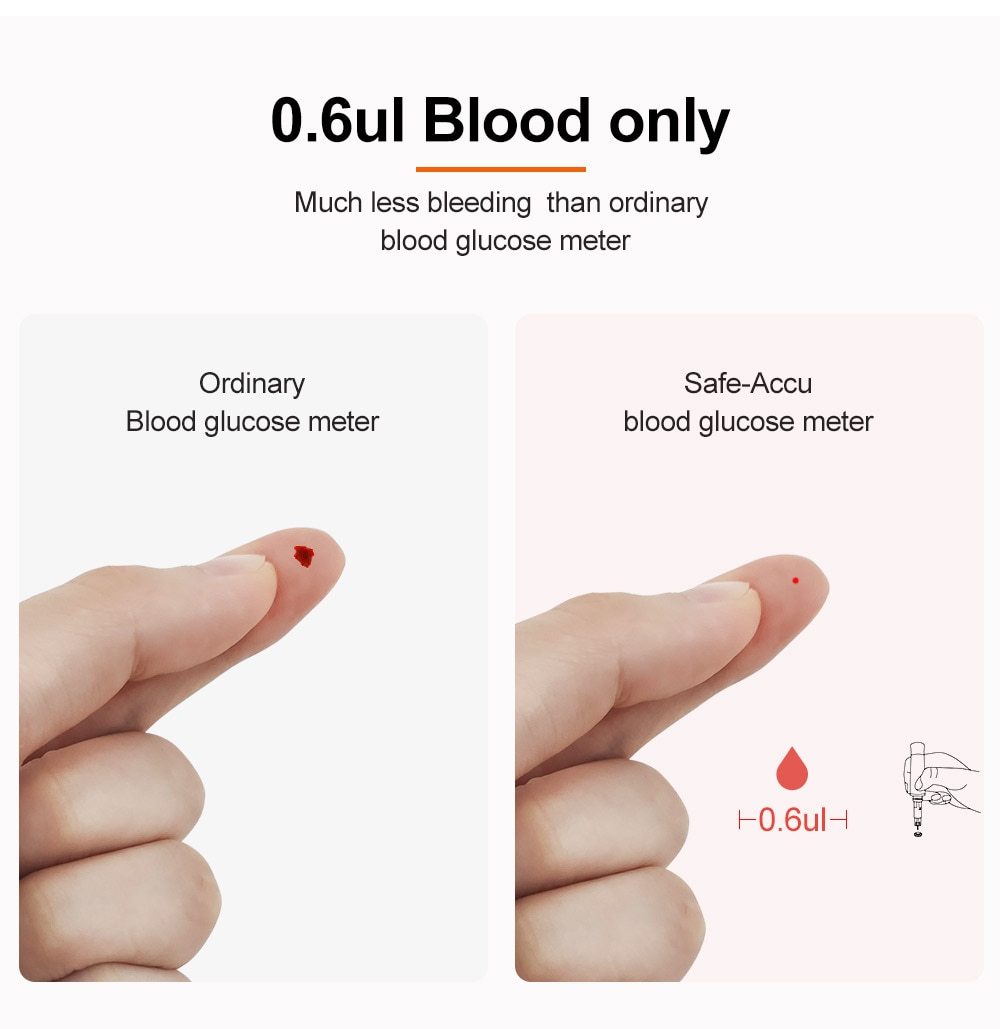 Frendorf | Blutzucker-Messgerät - Blutzuckermessgerät 100 Teststreifen