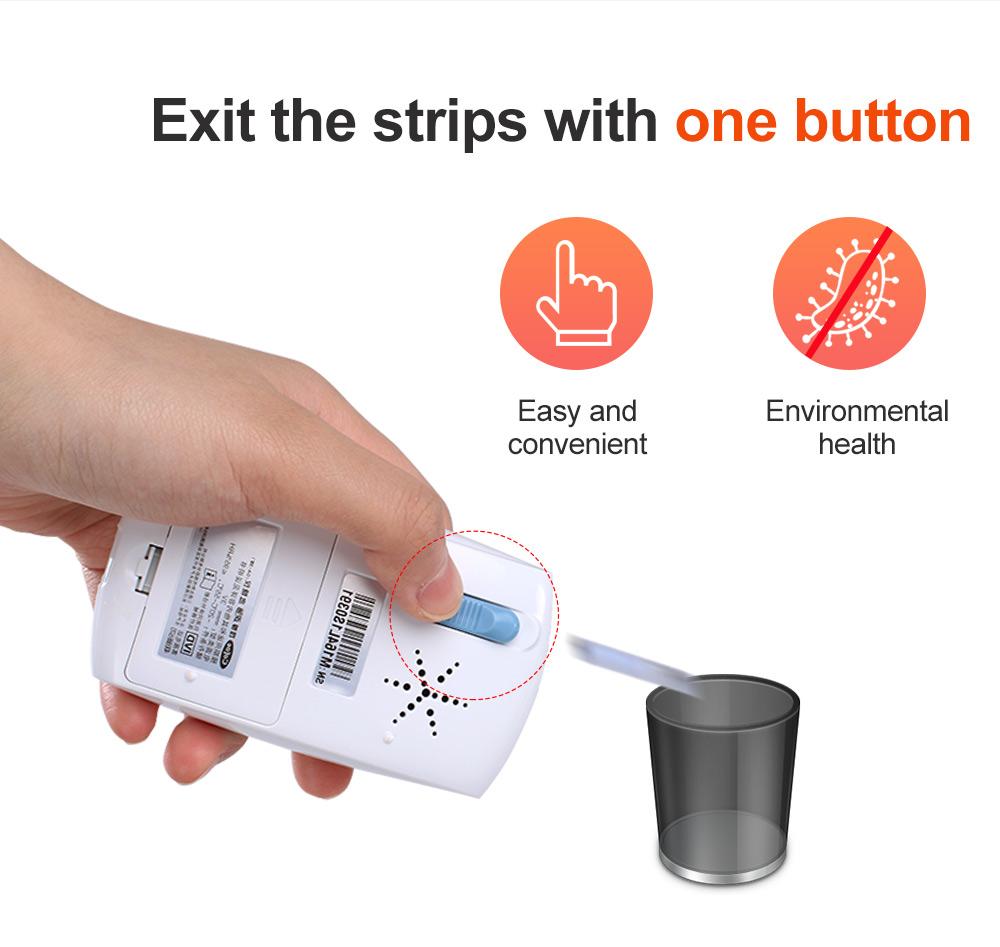 Frendorf | Blutzucker-Messgerät - Blutzuckermessgerät 100 Teststreifen