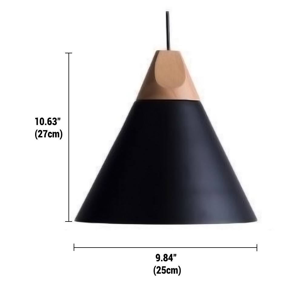 Minimalistische Holz Pendelleuchte | NordicLight