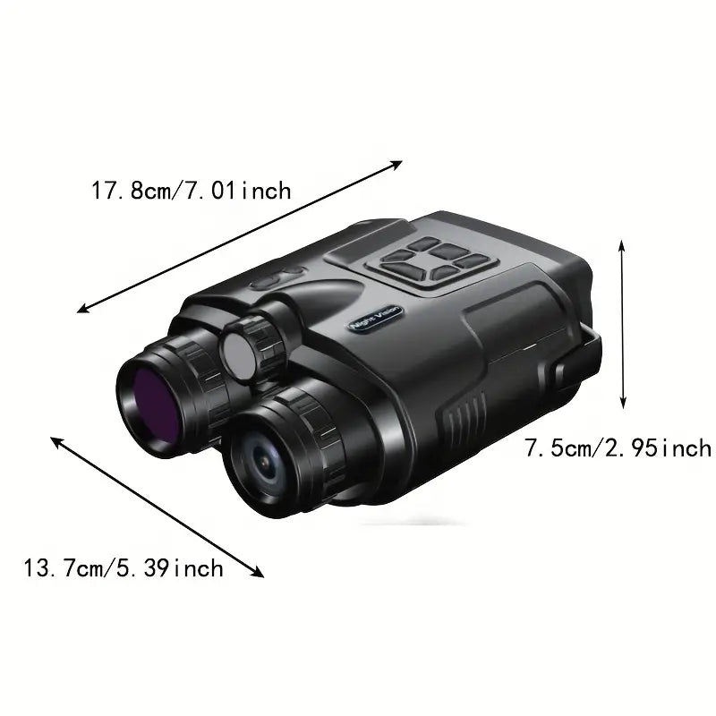 Frendorf | Nachtsicht-Infrarotmonokular 8x Zoom | Fernglas mit integriertem 5000mAh Akku