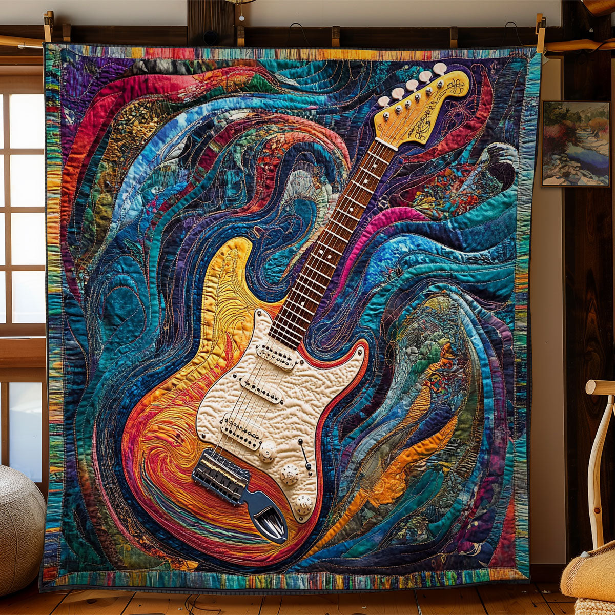Elektrische Gitarre Quilt
