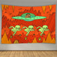 Ästhetischer Alien Chill-Teppich