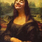 Ästhetisches Lustiges Mona Lisa Leinwandposter