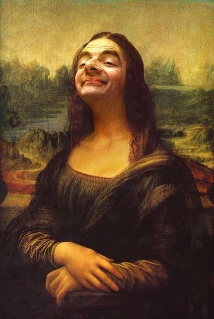 Ästhetisches Lustiges Mona Lisa Leinwandposter