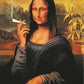 Ästhetisches Lustiges Mona Lisa Leinwandposter
