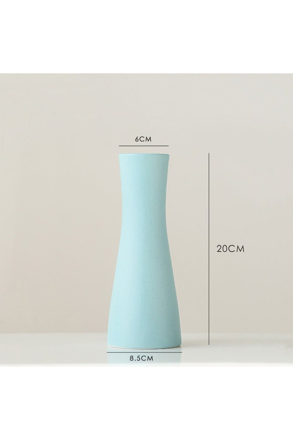 Moderne weiße Eleganz Vasen