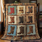 Cowboy Boots Steppdecke