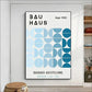 Frendorf | Bauhaus Regenbogen Geometrisches Poster zur Verschönerung Ihres Raumes