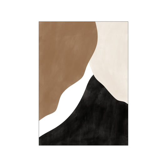 Abstract Beige and Brown Art