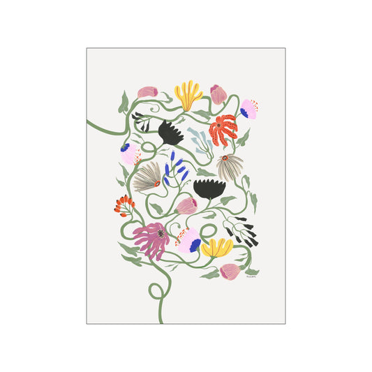 Whimsical Arrangement Of Abstract Flowers