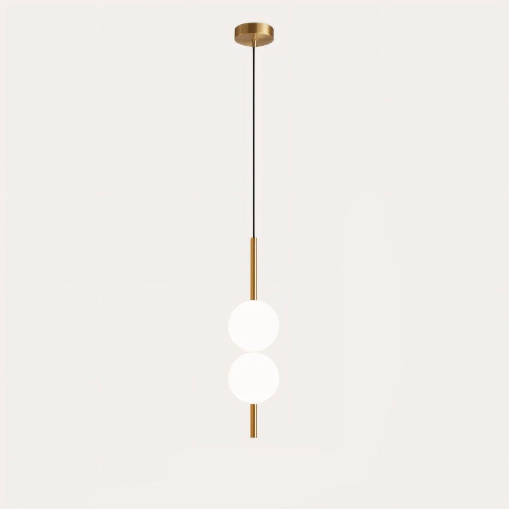 Frendorf | GlissAura LED Pendelleuchte | Modernes Design aus Metall & Glas | Dimmbare Hängelampe für Esszimmer & Wohnzimmer